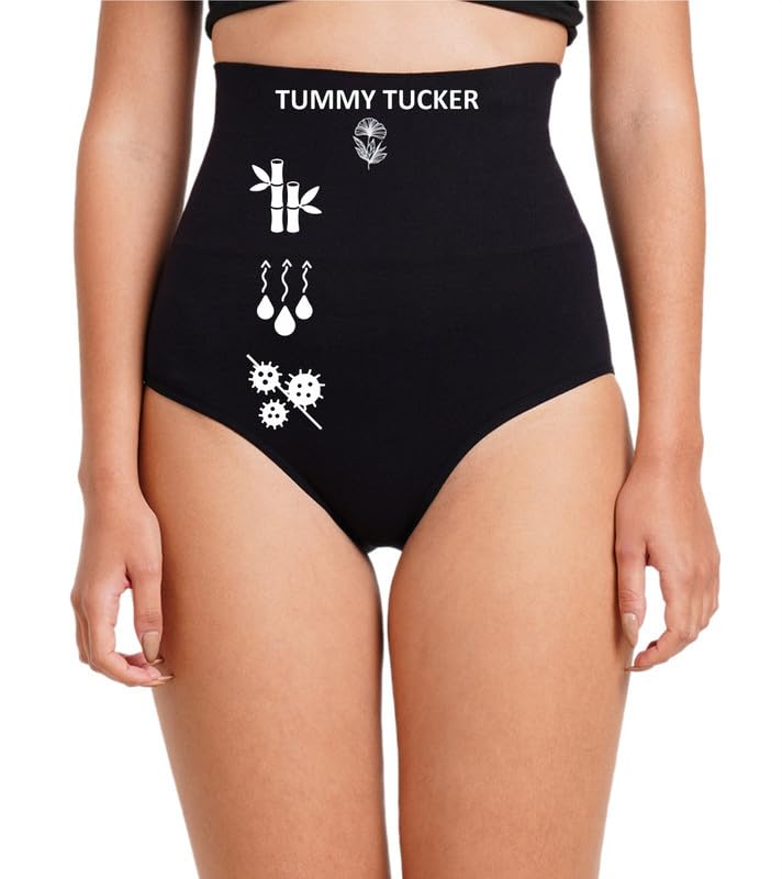 inner sense Super Soft Bamboo Shapewear for Women | High Waist Tummy Tucker for Women Invisible Under Clothing I Seamless Waist Cincher for Belly Control-picture-23