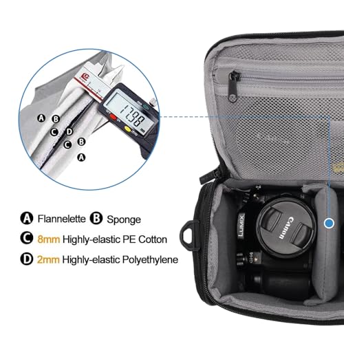 Bolsa de cámara CADeN 1.0 M impermeable negra miniatura 4