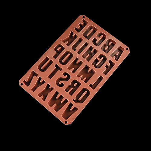 Musuntas Moule Silicone 26 Lettres Anglaises - Chocolat, Savon, Bougie Et Fondant