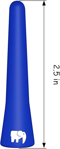 Miniatura 9 de Antena de núcleo de cobre de goma corta de 2.5 pulgadas, compatible con todos los camiones Dodge RAM (RAM 1500, RAM 2500 o RAM 3500 1994-2023)