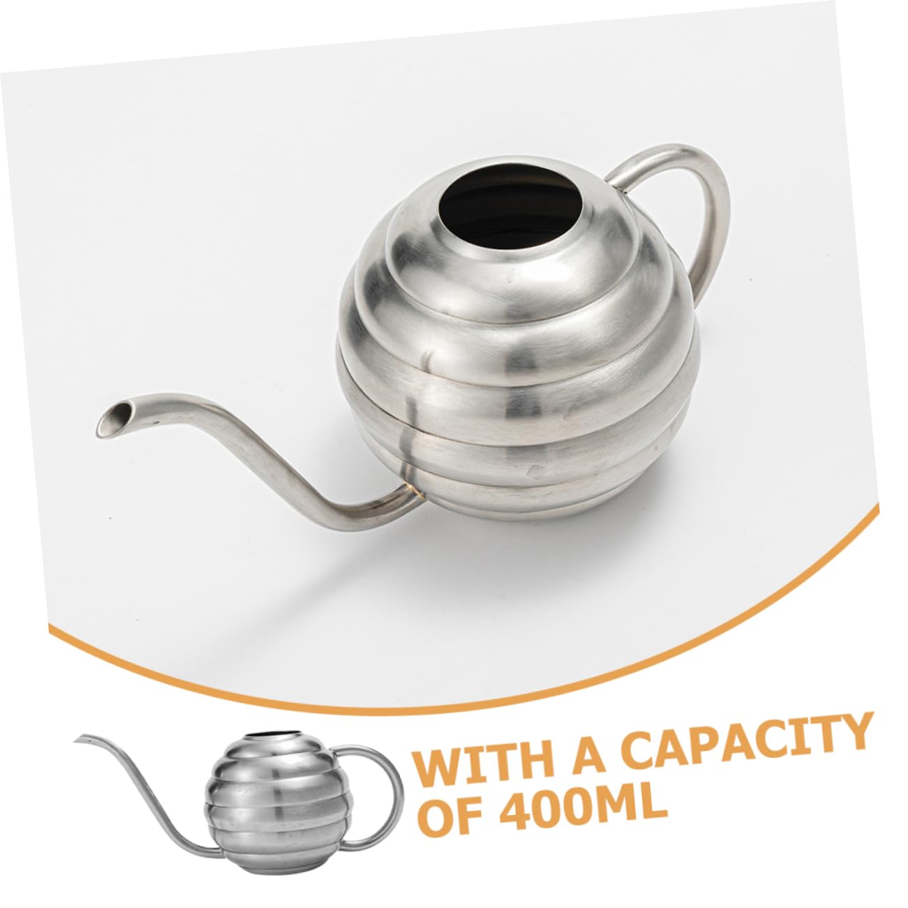 Toyvian Arrosoir en Acier Inoxydable pour Plantes Bec Verseur pour Jardin Arrosoir pour Extérieur Et Intérieur Arrosoir Utile Arrosoirs Bouteilles Argentées