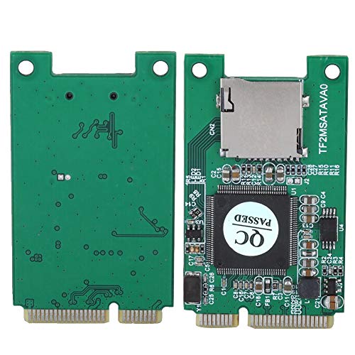 Micro Secure Digital TF Card to Mini PCI-E mSATA SSD Adapter Card as Disk Driver