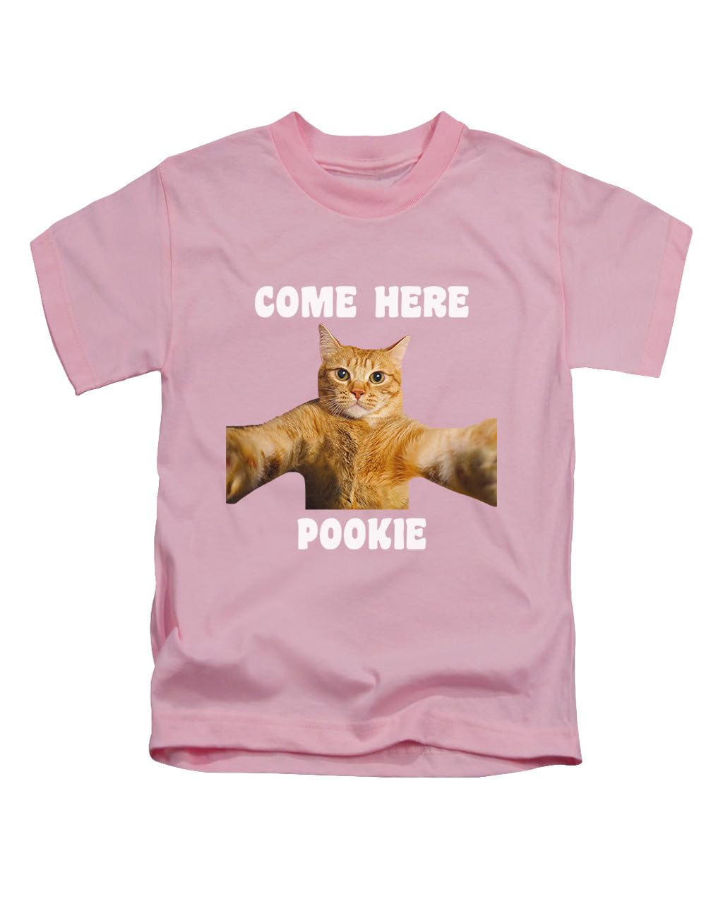 Taylor Brown Unisex Baby Pink Come Here Pookie, Cat Cats Memes Kitten, Relationship Jokes Tee T-Shirt Funny T Shirt Top