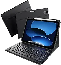 Capa Teclado TYPECASE para iPad 10 10.9 pol. KB16-100-C - Teclado Funcional e Design Compacto para Melhor Produtividade