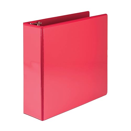 Vista 156 de Samsill (MP128567) - Carpeta de 3 anillos redondos de 2 pulgadas, fabricada en los EE. UU., con cubierta transparente personalizable para insertos