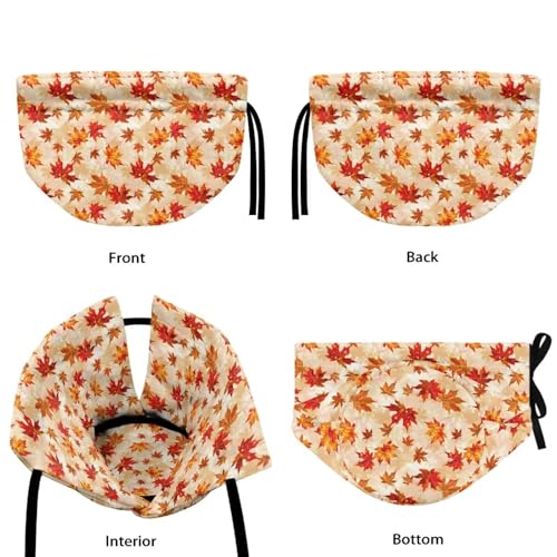 Image of Autumn Tea Cozy Dust Cover for Kitchen Kettle Maple Leaf Tea Pot Cosy Insulated Tea Kettle Cover Breakfast Warmer Machine Washable Fall Thankshiving Decor Kitchen Accessories