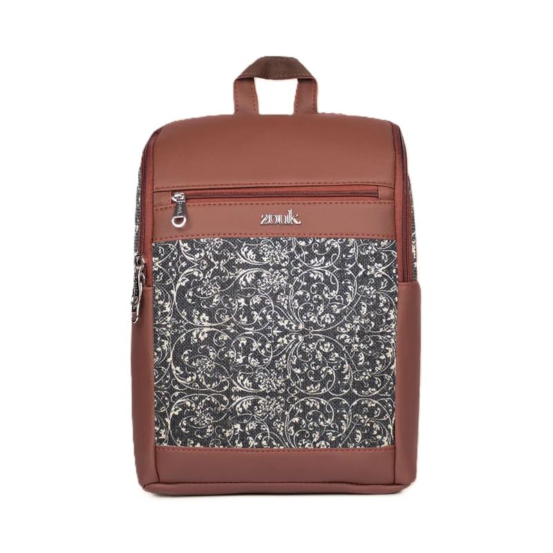 Image of ZOUK Amalia Daypack |Padded Tablet Compartment | Adjustable Straps | Water-Resistant | Men and Women | Daily Use | Lightweight |Smart & Compact |Comfortable & Stylish