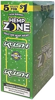 Hemp Zone Cigar Wraps (Kush)