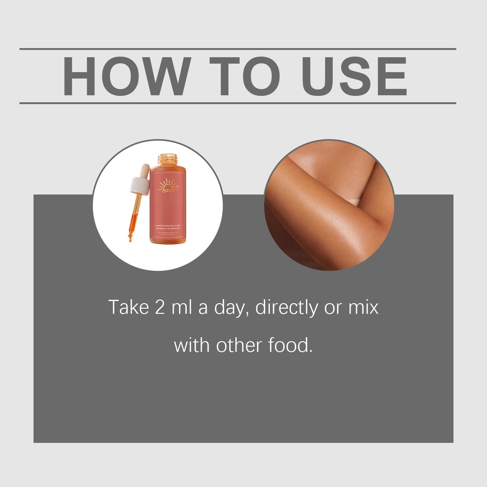 Natural Tanning Drops, un siero autoabbronzante per viso e corpo che dona una radiosa tonalità bronzea; adatto a tutti i tipi di pelle.