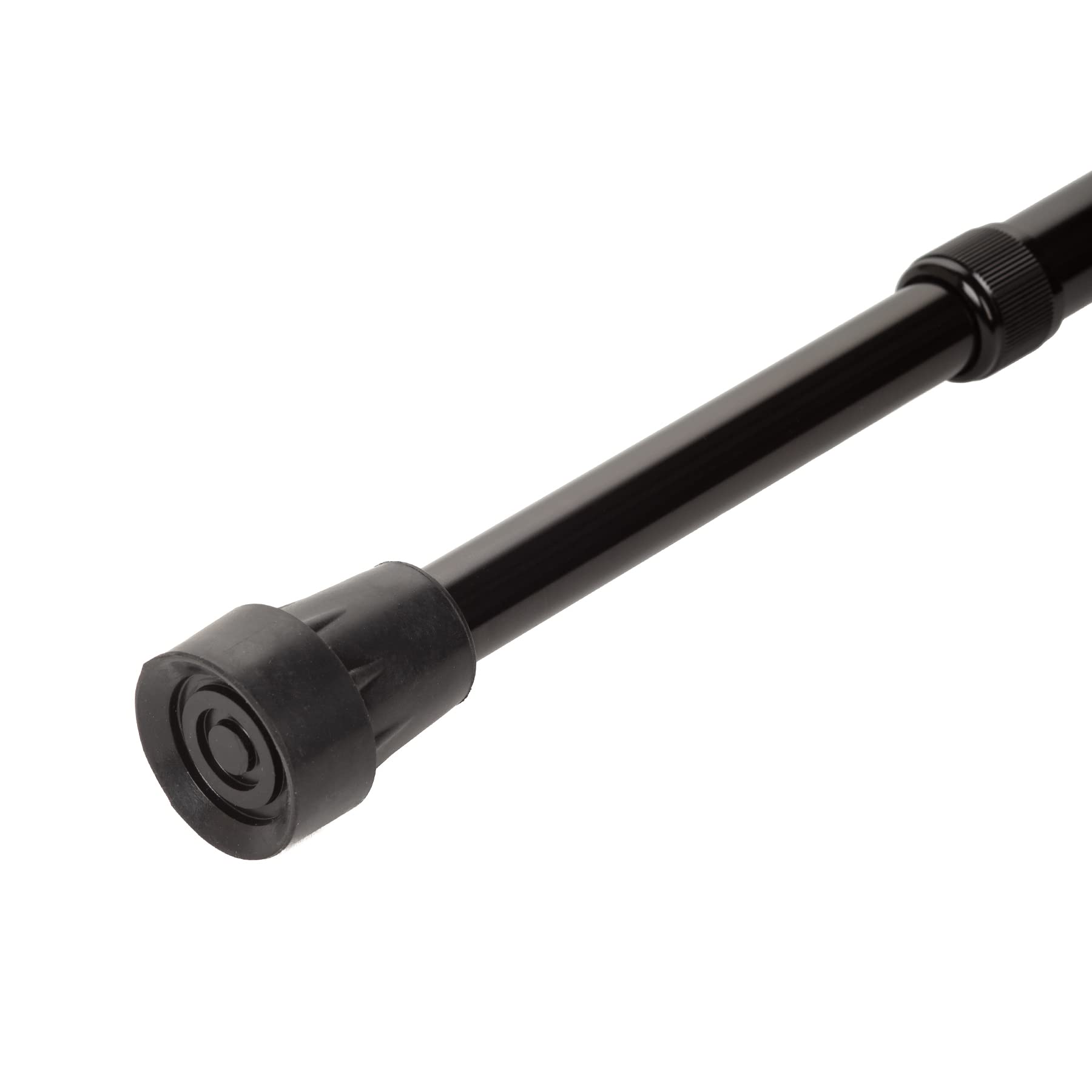 Bastone da Passeggio Telescopico per Anziani con Canna in Alluminio e Impugnatura Ergonomica - Puntale Antiscivolo e Laccetto in Nylon - Regolabile in Altezza da 60 a 93 cm