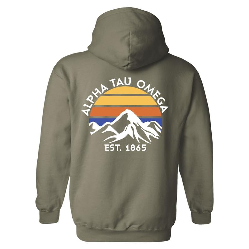 Alpha Tau Omega Hoodie - ATO White Mountains Sweatshirt