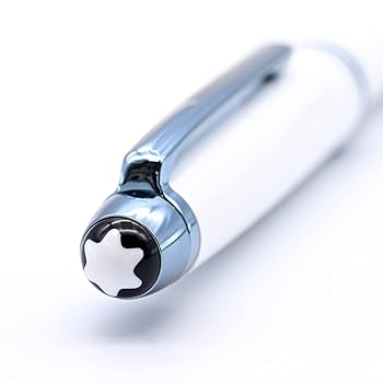 モンブランマイスターシュテュック　グレイシャークラシック　ローラーボールホワイト マイスターシュテュック グレイシャー クラシック ローラー