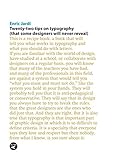 TWENTY TWO TIPS ON TYPOGRAPHY
