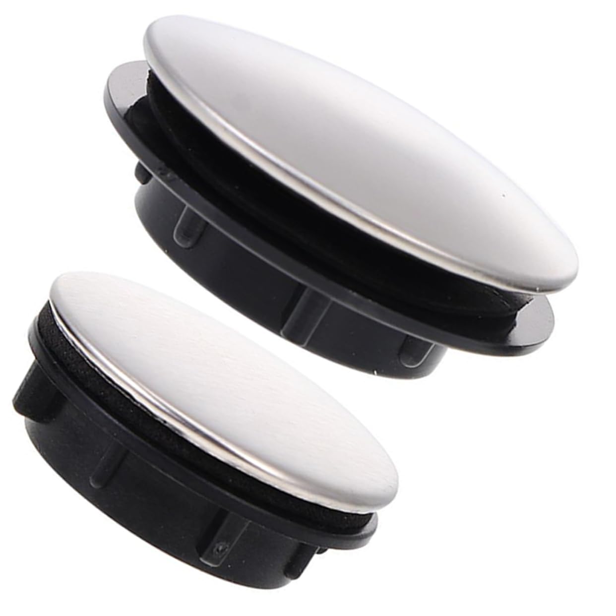 Cache-trou de robinet pour évier fuites | Solution étanche lot de 2 caches lavabo