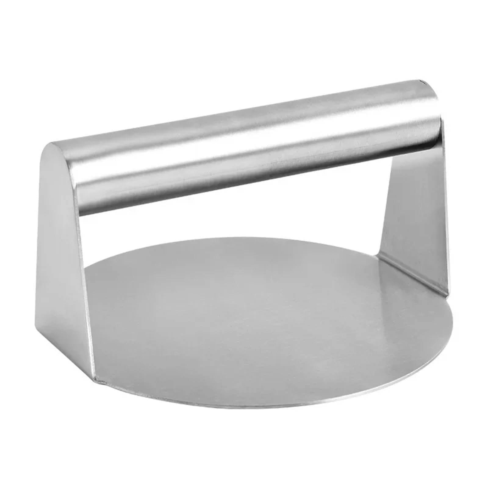 MRVAKDYDI Stainless Steel Burger Press, Burger Press Stainless Steel Round Smash Burger Press Silver