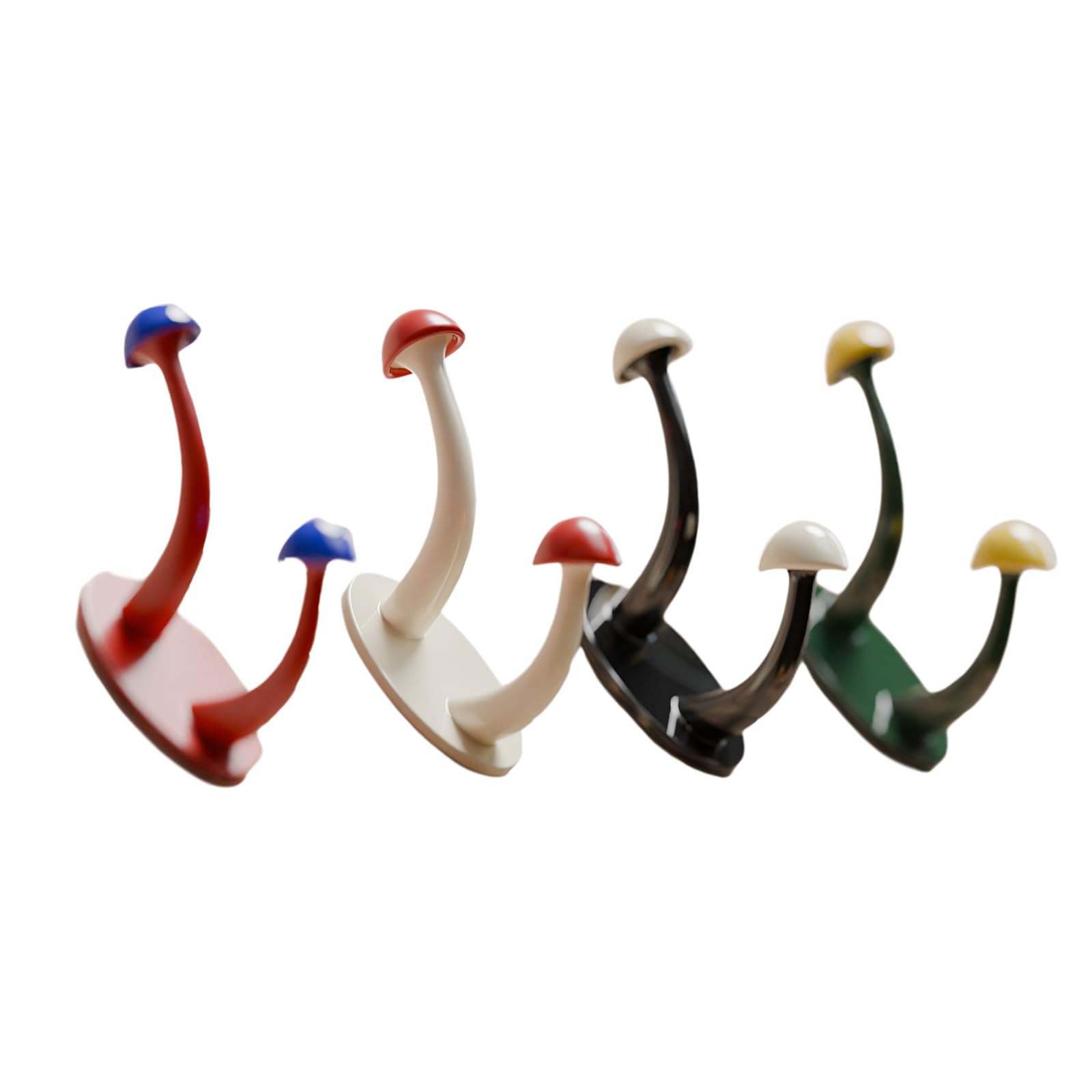 CAZSTYK 4Pcs Adhesive Wall Hook Strong for Bathroom Kitchen Towels Robes Easy Install Strong Removable