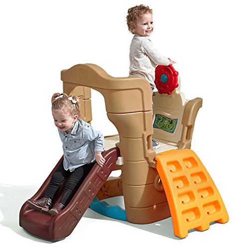 Step2 Pirate's Cove Climber & Slide Kids Playset, Multicolor