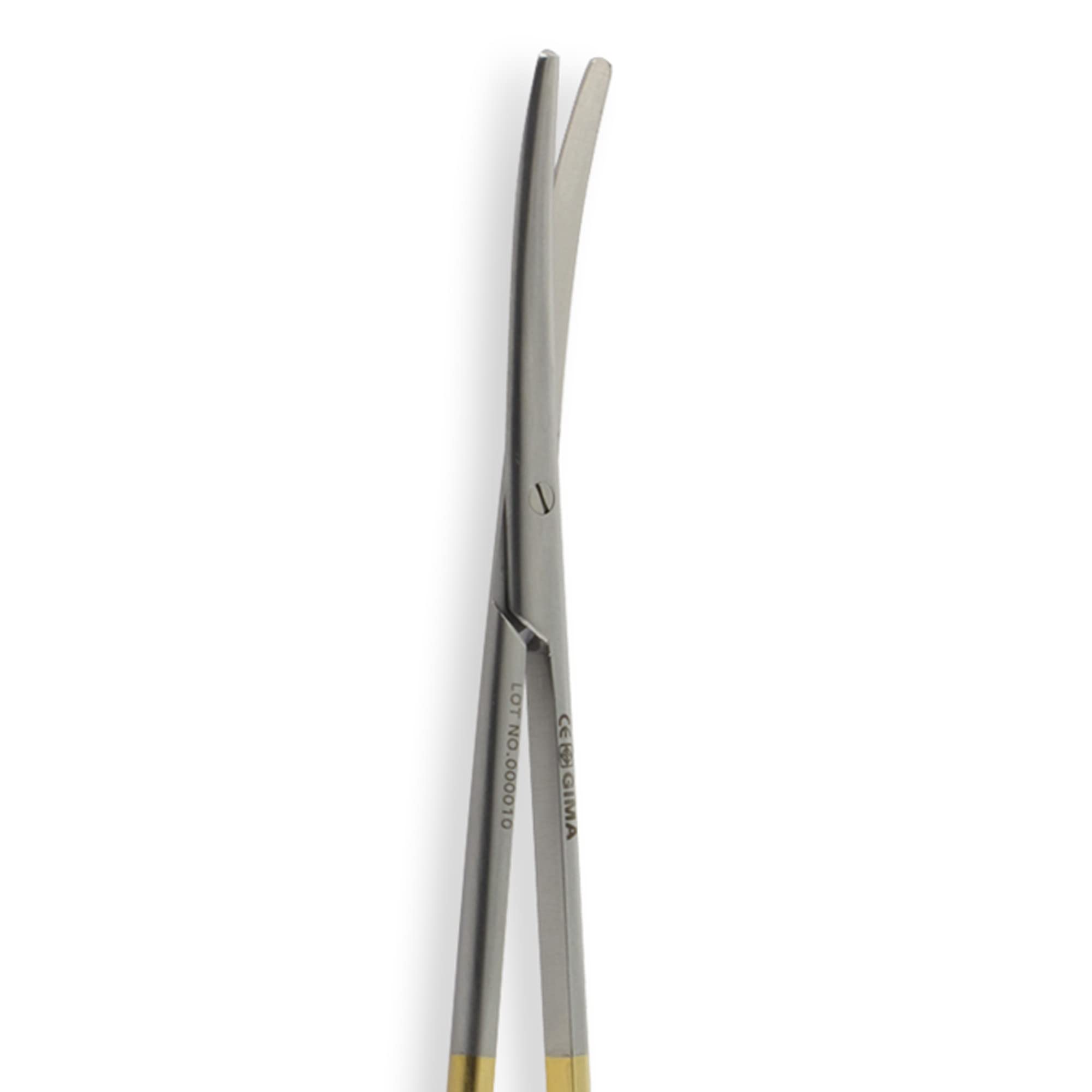 Gima - Metzenbaumin Ciseaux en Carbure de Tungstène, Incurvés, avec des Lames Fermes Qui Garantissent une Haute Précision Aux Chirurgiens, 14 Cm, 26514