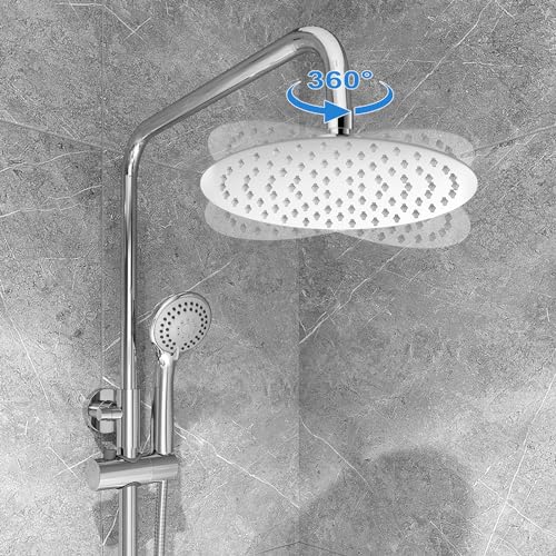 Soffione doccia a pioggia 8 pollici, soffione