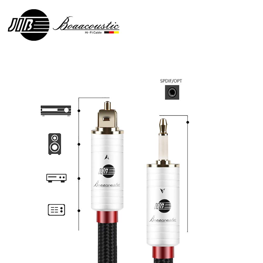 JIB Boaacoustic Mini Toslink do Toslink Optical Digital kabel audio 1,5 m