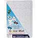 Collall Puzzle Vierge en Carton Blanc à décorer avec Fond et Cadre, 20 pièces, 14,8x21cm