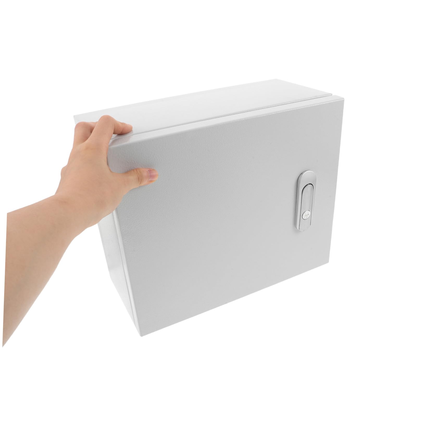 Holibanna Caja de Distribución Eléctrica Estanca para Exterior Armario Pared con Cerradura y Llave Resistente la Intemperie Diseño Robusto para Fácil Instalaciones al Aire