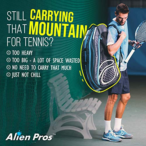 image for Alien Pros Lightweight Tennis Sling Backpack for Your Racket and Other
