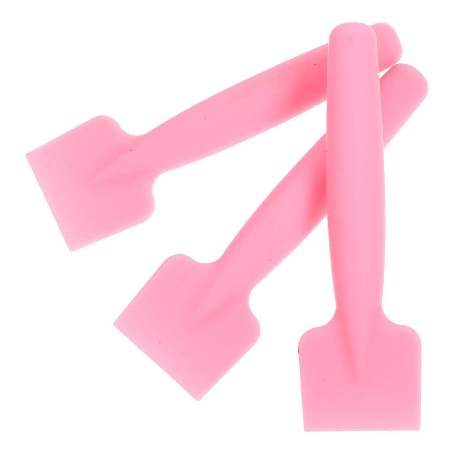 3 Pcs Silicone Makeup Mixing Spatulas for Foundation and Lipstick