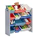 Honey-Can-Do SRT-06475 Kids Toy Organizer and Storage Bins, Gray