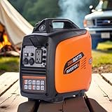 GasXcel 2500 Watt Portable Inverter Generator, Super Quiet Gas Powered...
