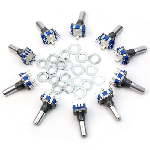 10 x 12mm Nuevo Conmutador Rotativo Interruptor Encoder Accesorio Práctico