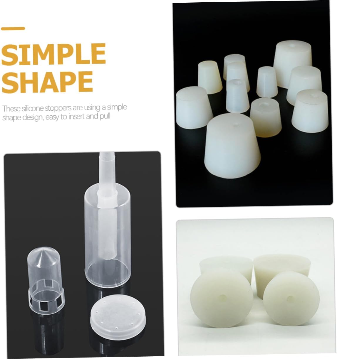 Silicone Fermenting Airlock Stopper for Bottle and Test Tube Use