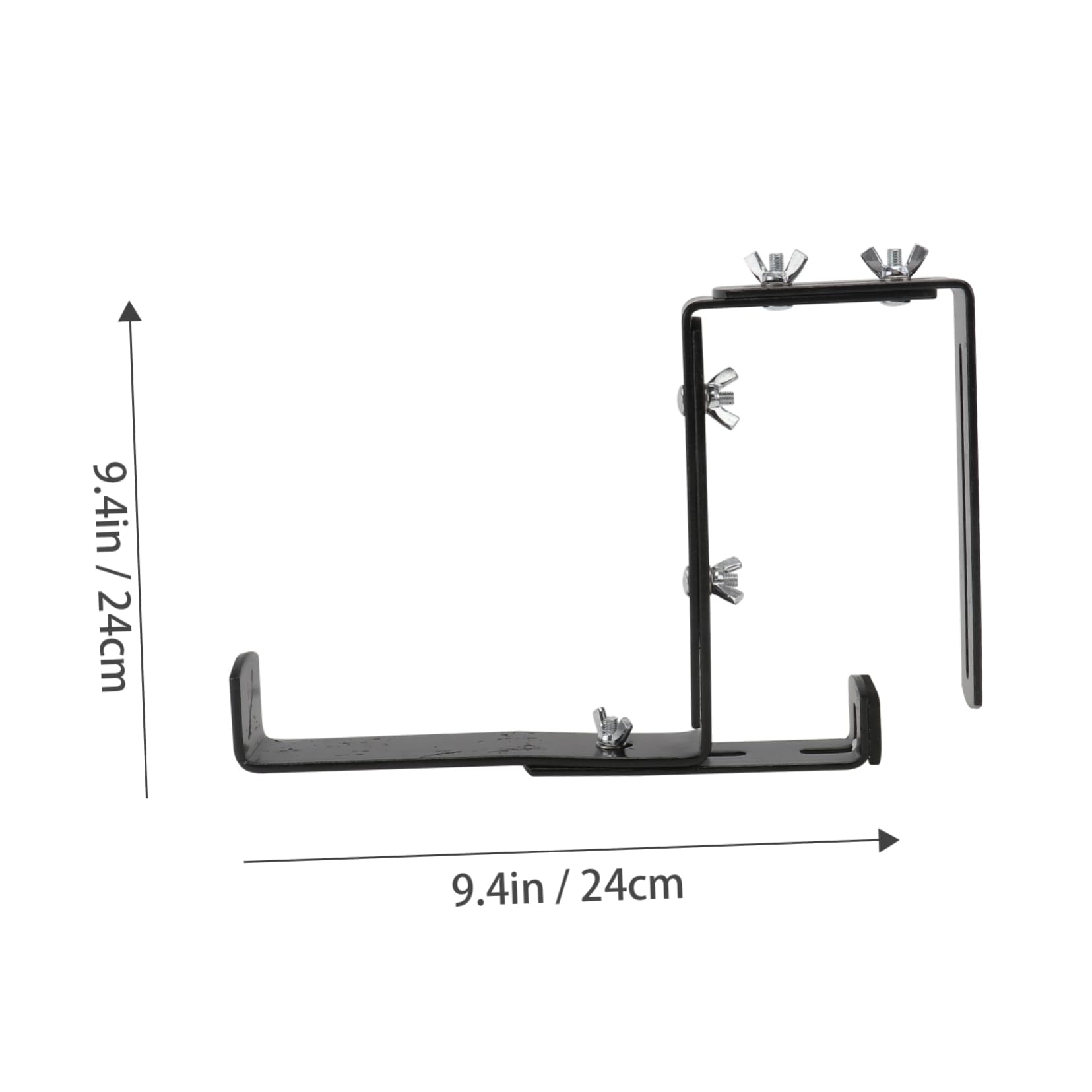 VICASKY Iron Flowerpot Rack Hanging Plant Shelf Deck Planter Holder Railing Plant Holder