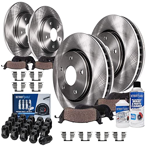 Image of Detroit Axle - Brake Kit for Dodge Grand Caravan Chrysler Town & Country
