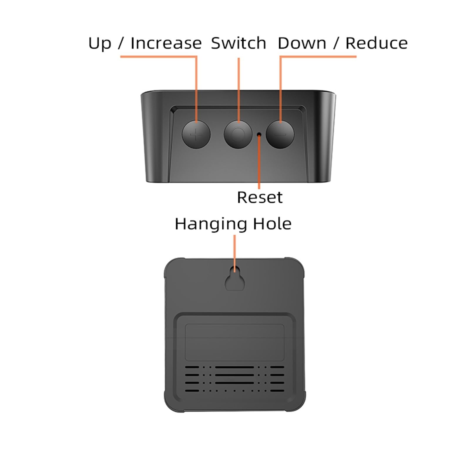 Probador de calidad del aire Detector de calidad del aire multifunción, Sensor de temperatura y humedad, Monitor de Gas de dióxido de carbono PM10, PM2.5,Disfrute de los beneficios para la salud