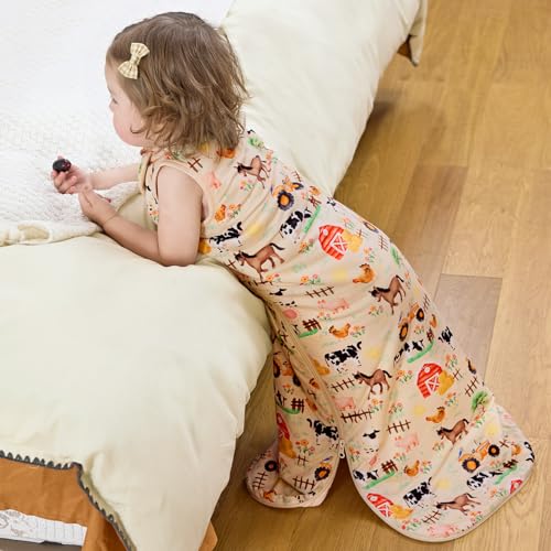 Image of babee Reshinee Bamboo Viscose Sleep Sack for Babies and Toddlers 1.0 Tog Wearable Blanket 2-Way Zipper Baby Shower Gifts