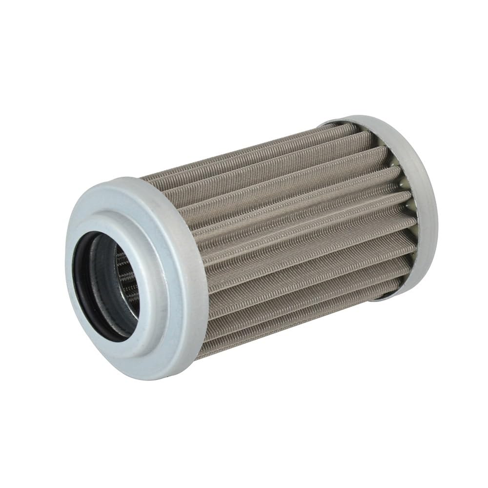 car part Elemento de filtro de combustible de malla de 100 micrones de acero inoxidable compatible con combustible de etanol E85 GAS Cada filtro de combustible AN6 / AN8 / AN10 en línea