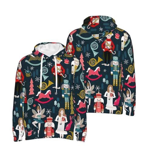 Sweat à capuche Casse-noisette chaud et décontracté - 4
