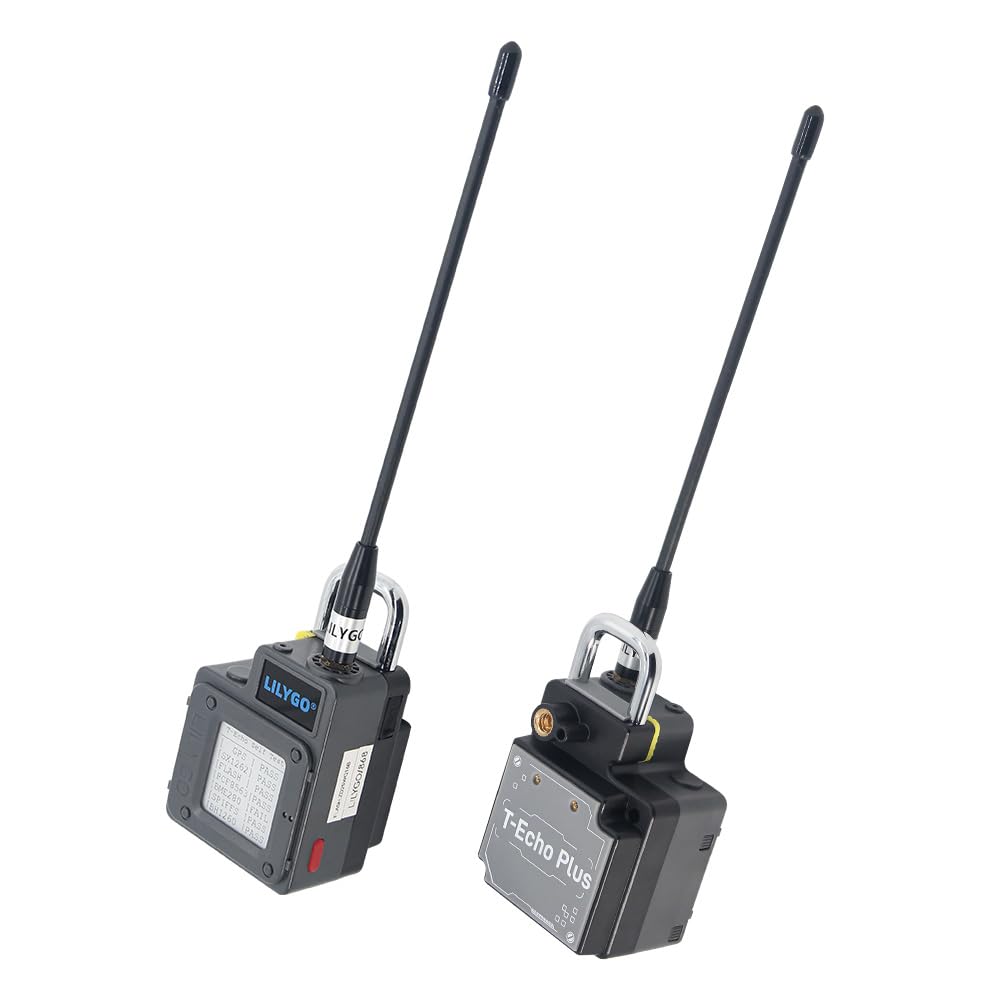 LILYGO T-Echo Plus LoRa GPS TTGO Carte de développement avec écran SPL E 1,54" (Noir 868 MHz avec BME280)