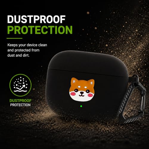 Image of Anvique Silicone Case for OnePlus Buds 4 Pro,Shockproof Protective Cover, Scratch Resistant, Lightweight, Precise Fit with Charging Access (ShibaDog T)