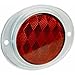 Blazer B888R Oval Aluminum Reflector, Red