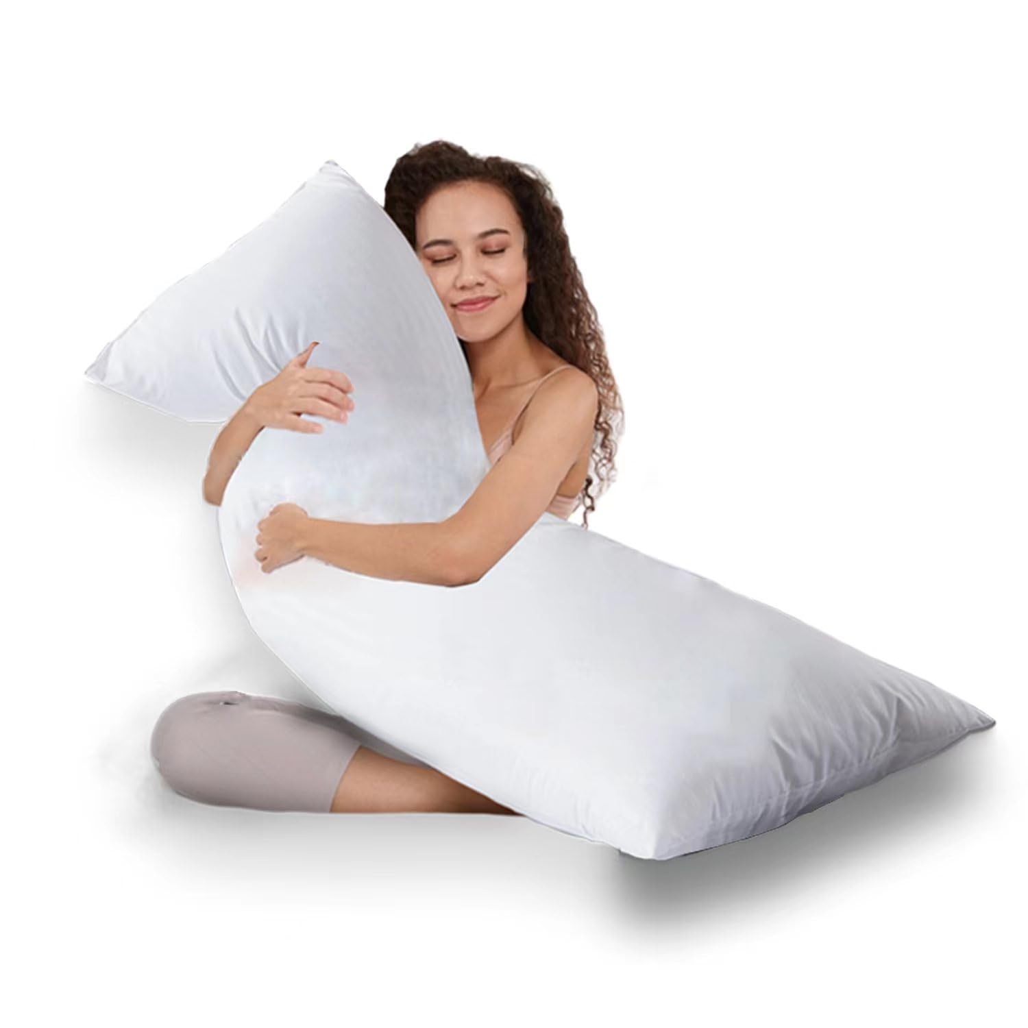 BedTreat Large Body Pillow Insert, Full Body Pillow for Adults,20X54 Long Pillow for Side Sleeper.Soft&Fluffy Breathable Body Pillow