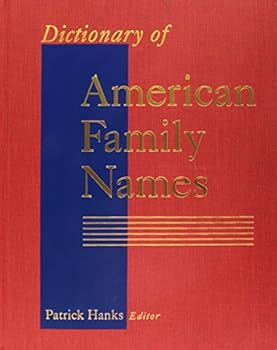 Hardcover Dictionary of American Family Names,Vol. 2: G-N Book