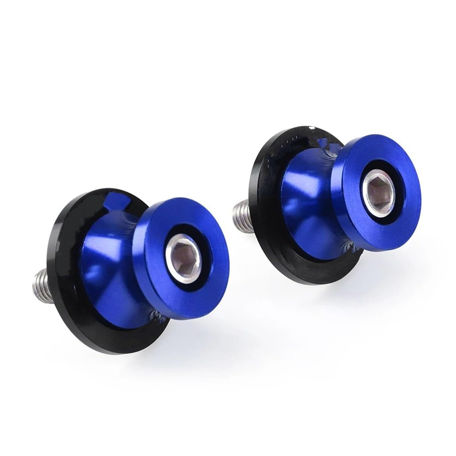 Motorcycle swingarm Slider Swingarm Spools Slider Stands Screw for BMW S1000RR HP4 S1000R S1000XR 2022 Rear Wheel Rocker Swing Arm Parking Rack(Blue)