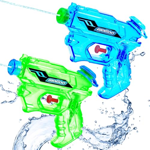 Water Guns Toys for Kids Toddlers 3-5 4-8 Years Old - 2 Pack Mini...
