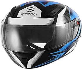 CAPACETE FECHADO MIXS MX2 STORM BRILHANTE AZUL TAM. 62