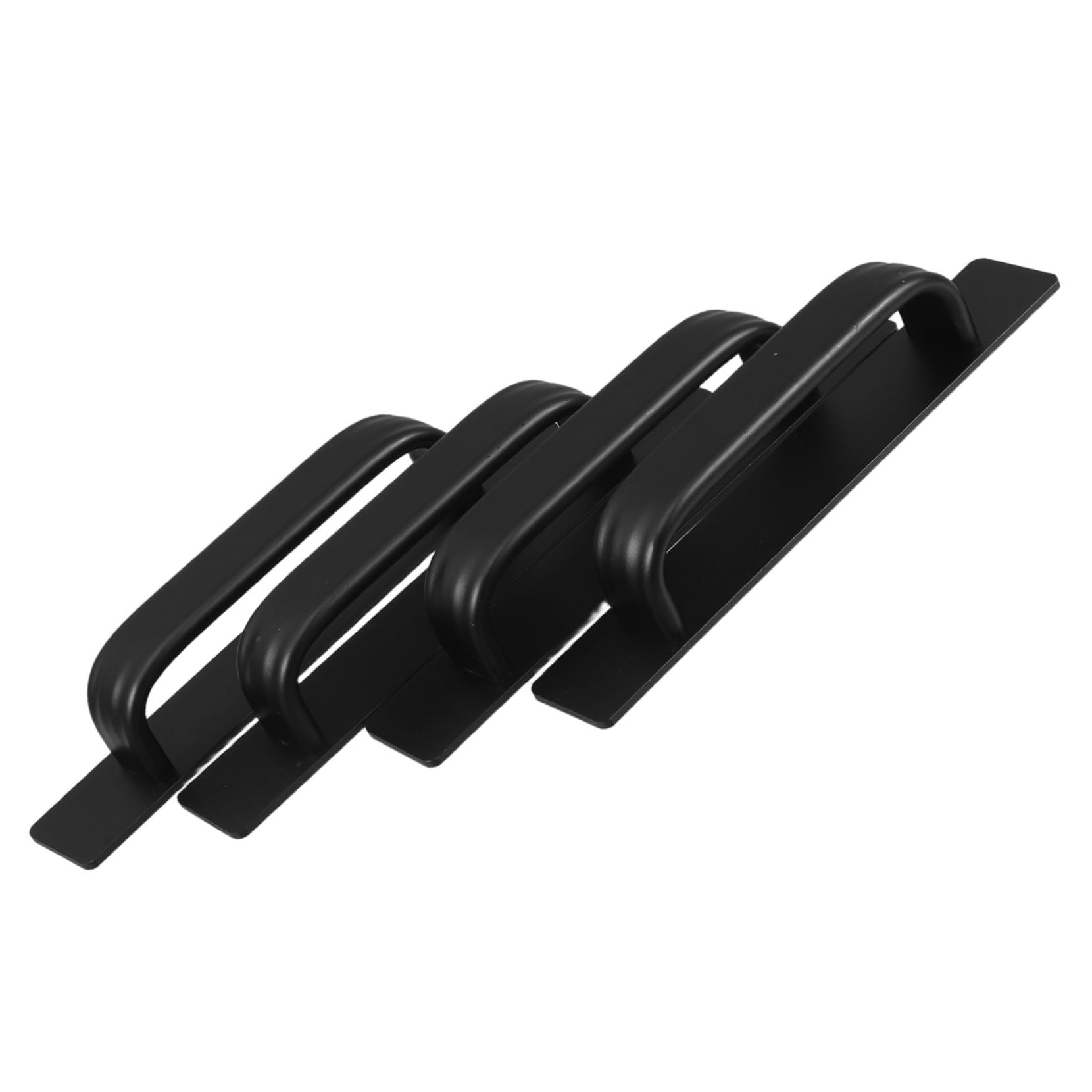 Manijas adhesivas para puertas sin taladrar: pack de 4 tiradores ergonómicos para ventanas