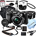 Sony Alpha a6000 Mirrorless Digital Camera with 16-50mm Lens + 32GB Card, Tripod, Case, and More (18pc Bundle) (Renewed)