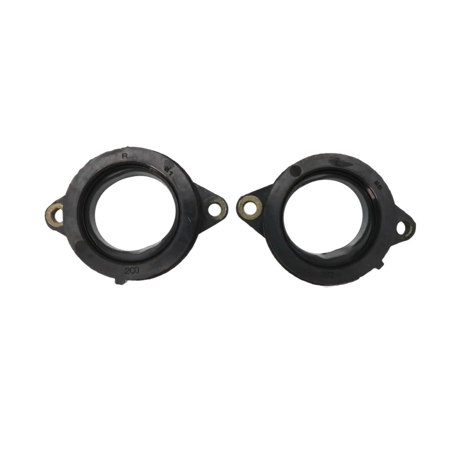 Xuanqingyi Store 4 szt. adapter gaźnika rura wlotowa gumowa mata kolektor interfejs rury kompatybilny z Yamaha kompatybilny z YZF R6 kompatybilny z YZF-R6 1999-2003