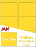Vista 10 de JAM Paper - Etiquetas de dirección de envío - Envío estándar - 2 x 4 - Blancas - 120/Paquete